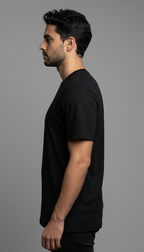 Crimson "Berserk" Graphic Black Tee