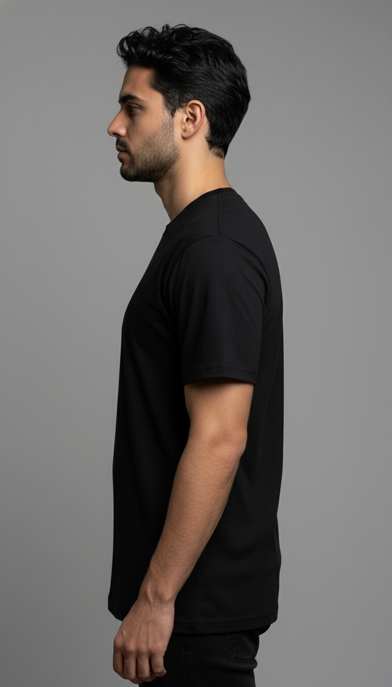 Crimson "Berserk" Graphic Black Tee